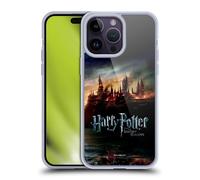 Head Case Designs Licenza Ufficiale Harry Potter Castello Deathly Hallows VIII Custodia in Gel [Protezione di Grado Militare] Compatibile con Apple iPhone 14 PRO Max E Compatibile con MagSafe