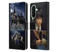 Head Case Designs Licenza Ufficiale Harry Potter Castello Sorcerer's Stone II Custodia Portafoglio in Pelle Compatibile con Samsung Galaxy A26 5G