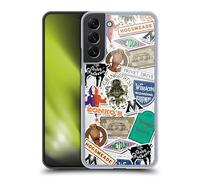 Head Case Designs Licenza Ufficiale Harry Potter Collage con Logo Tipografia delle Località Custodia Cover Dura per Parte Posteriore Compatibile con Samsung Galaxy S22+ 5G