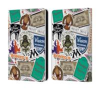 Head Case Designs Licenza Ufficiale Harry Potter Collage Con Logo Tipografia Delle Località Custodia Portafoglio in Pelle Compatibile con Amazon Kindle 11th Gen (2024)