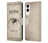 Head Case Designs Licenza Ufficiale Harry Potter Creatura Aragog Ragno Chamber Of Secrets II Custodia Portafoglio in Pelle Compatibile con Samsung Galaxy S25 Edge