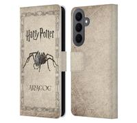 Head Case Designs Licenza Ufficiale Harry Potter Creatura Aragog Ragno Chamber of Secrets II Custodia Portafoglio in Pelle Compatibile con Samsung Galaxy S26 Plus