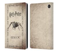 Head Case Designs Licenza Ufficiale Harry Potter Creatura Aragog Ragno Chamber of Secrets II Custodia Portafoglio in Pelle Compatibile con Amazon Fire 7 2022