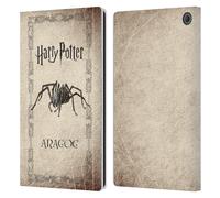Head Case Designs Licenza Ufficiale Harry Potter Creatura Aragog Ragno Chamber Of Secrets II Custodia Portafoglio in Pelle Compatibile con Amazon Fire Max 11 2023