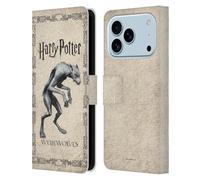 Head Case Designs Licenza Ufficiale Harry Potter Creature Lupi Mannari Prisoner of Azkaban III Custodia Portafoglio in Pelle Compatibile con Apple iPhone 17 PRO