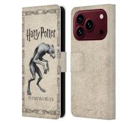 Head Case Designs Licenza Ufficiale Harry Potter Creature Lupi Mannari Prisoner Of Azkaban III Custodia Portafoglio in Pelle Compatibile con Apple iPhone 18 Pro