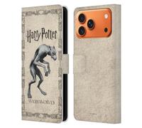 Head Case Designs Licenza Ufficiale Harry Potter Creature Lupi Mannari Prisoner Of Azkaban III Custodia Portafoglio in Pelle Compatibile con Apple iPhone 17 Pro Max