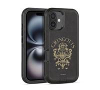 Head Case Designs Licenza Ufficiale Harry Potter Cresta Gringotts Sorcerer's Stone I Custodia Antiurto Ultra Blindata compatibile con Apple iPhone 16