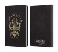 Head Case Designs Licenza Ufficiale Harry Potter Cresta Gringotts Sorcerer's Stone I Custodia Portafoglio in Pelle Compatibile con Amazon Kindle 11th Gen (2024)