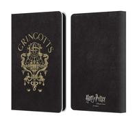 Head Case Designs Licenza Ufficiale Harry Potter Cresta Gringotts Sorcerer's Stone I Custodia Portafoglio in Pelle Compatibile con Amazon Kindle 11th Gen 6in 2022