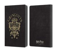 Head Case Designs Licenza Ufficiale Harry Potter Cresta Gringotts Sorcerer's Stone I Custodia Portafoglio in Pelle Compatibile con Amazon Kindle Paperwhite 6