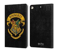 Head Case Designs Licenza Ufficiale Harry Potter Cresta Hogwarts Sorcerer's Stone I Custodia Portafoglio in Pelle Compatibile con Apple iPad 9.7 2017 / iPad 9.7 2018