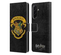 Head Case Designs Licenza Ufficiale Harry Potter Cresta Hogwarts Sorcerer's Stone I Custodia Portafoglio in Pelle Compatibile con Samsung Galaxy A36 5G