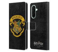 Head Case Designs Licenza Ufficiale Harry Potter Cresta Hogwarts Sorcerer's Stone I Custodia Portafoglio in Pelle Compatibile con Samsung Galaxy A26 5G