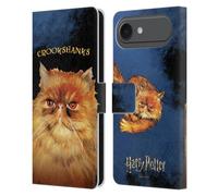 Head Case Designs Licenza Ufficiale Harry Potter Crookshanks Prisoner of Azkaban II Custodia Portafoglio in Pelle Compatibile con Apple iPhone 17 Air