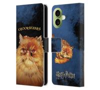 Head Case Designs Licenza Ufficiale Harry Potter Crookshanks Prisoner of Azkaban II Custodia Portafoglio in Pelle Compatibile con Apple iPhone 17
