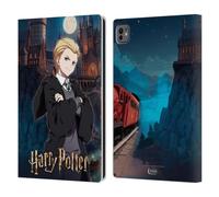 Head Case Designs Licenza Ufficiale Harry Potter Draco Malfoy Celebrazione Anime Custodia Portafoglio in Pelle Compatibile con Apple iPad PRO 11 M4/M5 2024/2025