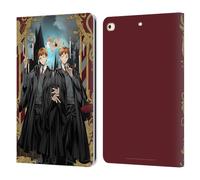 Head Case Designs Licenza Ufficiale Harry Potter Fred E George Weasley 25° Anniversario Anime Custodia Portafoglio in Pelle Compatibile con Apple iPad 9.7 2017 / iPad 9.7 2018