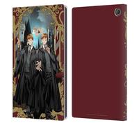 Head Case Designs Licenza Ufficiale Harry Potter Fred E George Weasley 25° Anniversario Anime Custodia Portafoglio in Pelle Compatibile con Amazon Fire Max 11 2023