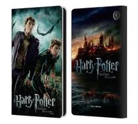 Head Case Designs Licenza Ufficiale Harry Potter Fred & George Weasley Deathly Hallows VIII Custodia Portafoglio in Pelle Compatibile con Amazon Fire 7 2022