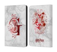 Head Case Designs Licenza Ufficiale Harry Potter Gryffindor Aguamenti Deathly Hallows IX Custodia Portafoglio in Pelle Compatibile con Amazon Kindle 11th Gen (2024)