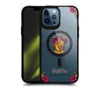 Head Case Designs Licenza Ufficiale Harry Potter Gryffindor Case Black Shockproof Bumper Case [Military Grade Protection] Compatible with Apple iPhone 12 Pro Max and Compatible with MagSafe