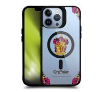 Head Case Designs Licenza Ufficiale Harry Potter Gryffindor Case Black Shockproof Bumper Case [Military Grade Protection] Compatible with Apple iPhone 13 Pro Max and Compatible with MagSafe