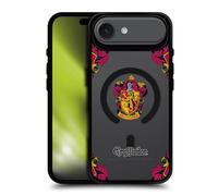 Head Case Designs Licenza Ufficiale Harry Potter Gryffindor Case Black Shockproof Bumper Case [Military Grade Protection] Compatible with Apple iPhone 17 Air and Compatible with MagSafe