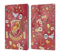 Head Case Designs Licenza Ufficiale Harry Potter Gryffindor Modello Deathly Hallows XIII Custodia Portafoglio in Pelle Compatibile con Apple iPad 10.2 2019/2020/2021