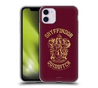 Head Case Designs Licenza Ufficiale Harry Potter Gryffindor Quidditch Deathly Hallows X Custodia Cover in Morbido Gel Compatibile con Apple iPhone 11