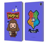 Head Case Designs Licenza Ufficiale Harry Potter Hagrid Deathly Hallows XXVIII Custodia Portafoglio in Pelle Compatibile con Amazon Fire Max 11 2023