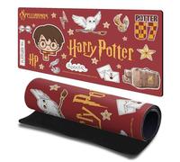 Head Case Designs Licenza Ufficiale Harry Potter Harry Potter Collezione Collage di Adesivi 23.62 x 11.81 x 0.12 Inches (600 x 300 mm) - L Tappetino per Mouse E Scrivania per Giochi Tastiera PC