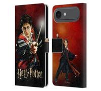 Head Case Designs Licenza Ufficiale Harry Potter Harry Primo Piano Prisoner of Azkaban II Custodia Portafoglio in Pelle Compatibile con Apple iPhone 17 Air