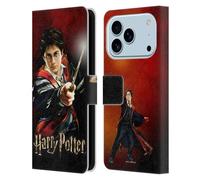 Head Case Designs Licenza Ufficiale Harry Potter Harry Primo Piano Prisoner of Azkaban II Custodia Portafoglio in Pelle Compatibile con Apple iPhone 17 PRO