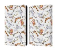 Head Case Designs Licenza Ufficiale Harry Potter Hedwig Owl Modello Deathly Hallows XIII Custodia Portafoglio in Pelle Compatibile con Amazon Kindle 11th Gen 6in 2022