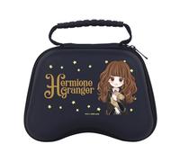 Head Case Designs Licenza Ufficiale Harry Potter Hermione Granger Distintivi E Personaggi Custodia Rigida Da Viaggio Compatibile con PS5 DualSense & Xbox Controller