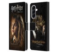 Head Case Designs Licenza Ufficiale Harry Potter Hermione Granger Sorcerer's Stone II Custodia Portafoglio in Pelle Compatibile con Samsung Galaxy A56 5G