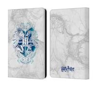 Head Case Designs Licenza Ufficiale Harry Potter Hogwarts Aguamenti Deathly Hallows IX Custodia Portafoglio in Pelle Compatibile con Amazon Kindle Paperwhite 6