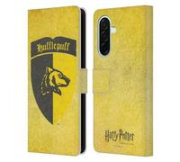 Head Case Designs Licenza Ufficiale Harry Potter Hufflepuff Cresta Sorcerer's Stone I Custodia Portafoglio in Pelle Compatibile con Samsung Galaxy A26 5G