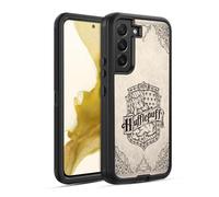 Head Case Designs Licenza Ufficiale Harry Potter Hufflepuff Pergamena Sorcerer's Stone I Custodia Antiurto Ultra Blindata Compatibile con Samsung Galaxy S22 5G