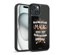 Head Case Designs Licenza Ufficiale Harry Potter Just Because Magic Molly Deathly Hallows XIV Cover in Gel Rinforzata [Protezione di Grado Militare] Compatibile con Apple iPhone 15