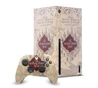 Head Case Designs Licenza Ufficiale Harry Potter La Mappa Del Malandrino Grafica Pacchetto Console Da Gioco Wrap E Pelle Per Controller Compatibile con Xbox Series X