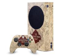 Head Case Designs Licenza Ufficiale Harry Potter La Mappa Del Malandrino Grafica Pacchetto Console Da Gioco Wrap E Pelle Per Controller Compatibile con Xbox Series S