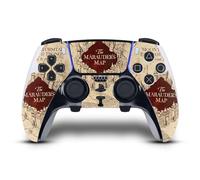 Head Case Designs Licenza Ufficiale Harry Potter La Mappa del Malandrino Grafica Vinile Sticker Gaming Pelle Adesivo Compatibile con Sony Playstation 5 PS5 DualSense Edge Controller