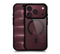 Head Case Designs Licenza Ufficiale Harry Potter La Mappa Del Malandrino Icone Magiche Cover Paraurti Nera Antiurto [Grado Militare] Compatibile con Apple iPhone 18 Pro e Compatibile con MagSafe