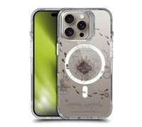 Head Case Designs Licenza Ufficiale Harry Potter La Mappa del Malandrino Icone Magiche Custodia Antiurto [Protezione di Grado Militare] Compatibile con Apple iPhone 16 PRO e Compatibile con MagSafe