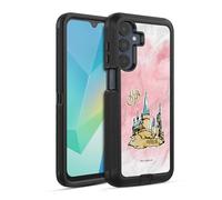 Head Case Designs Licenza Ufficiale Harry Potter Logo e Castello Deathly Hallows XVII Custodia Antiurto Ultra Blindata compatibile con Samsung Galaxy A16 5G
