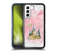 Head Case Designs Licenza Ufficiale Harry Potter Logo e Castello Deathly Hallows XVII Custodia Antiurto Ultra Blindata Compatibile con Samsung Galaxy S21 5G