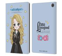 Head Case Designs Licenza Ufficiale Harry Potter Luna Lovegood Deathly Hallows XXXVII Custodia Portafoglio in Pelle Compatibile con Amazon Fire Max 11 2023