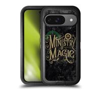 Head Case Designs Licenza Ufficiale Harry Potter Ministero della Magia Tipografia delle Località Custodia Antiurto Ultra Blindata Compatibile con Google Pixel 9 / Pixel 9 PRO
